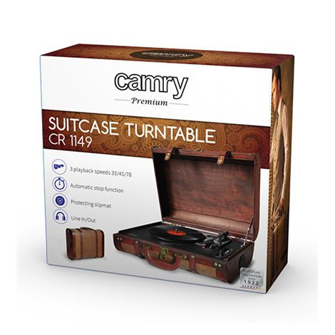 Camry | Turntable suitcase | CR 1149 - 13